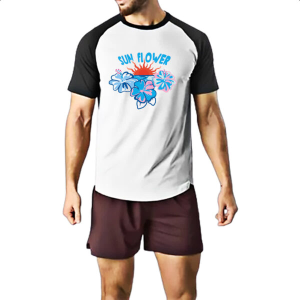 Camiseta Raglan Sun Flower - Imagem 2