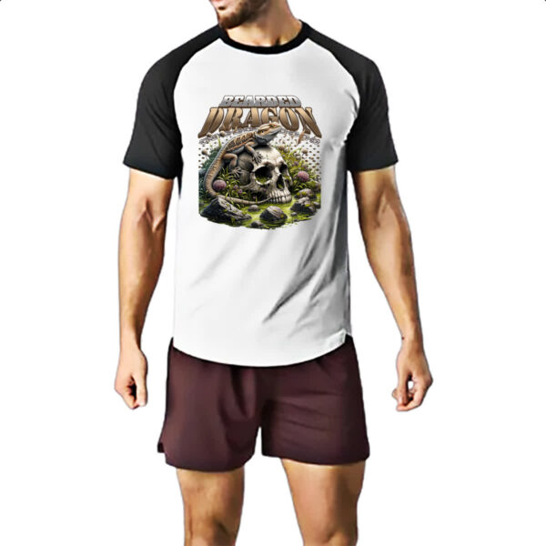 Camiseta Raglan Bearded Dragon - Imagem 2