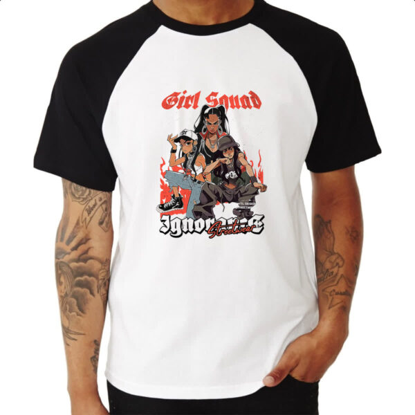 Camiseta Raglan Girl Squad Street - Imagem 3