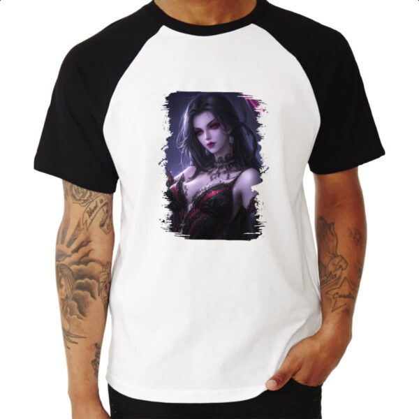 Camiseta Raglan Vampire Queen - Imagem 3