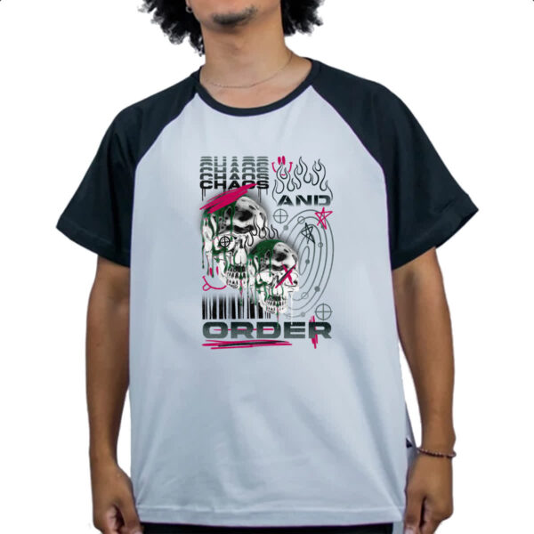 Camiseta Raglan Urbano Caos e Ordem - Imagem 4