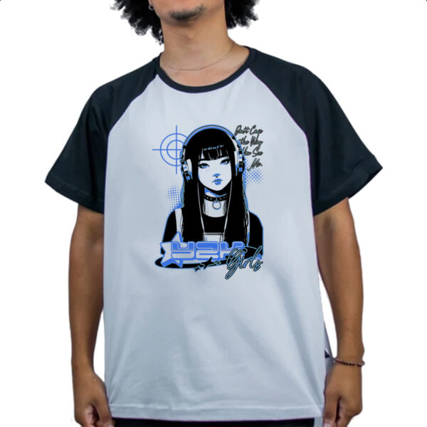 Camiseta Raglan Y2K Girls - Imagem 4