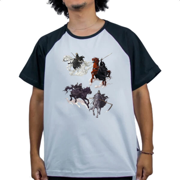 Camiseta Raglan Cavaleiros do Apocalipse - Imagem 4