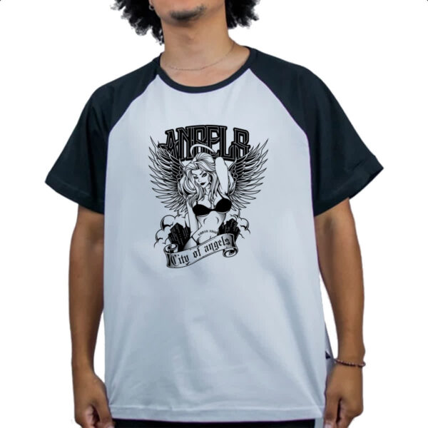 Camiseta Raglan City of angels - Imagem 4