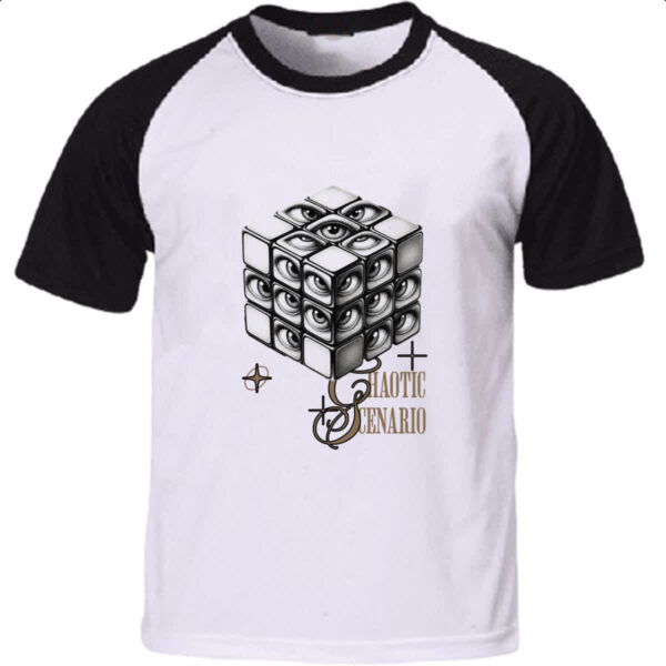 Camiseta Raglan Cubo Magico Chaotic