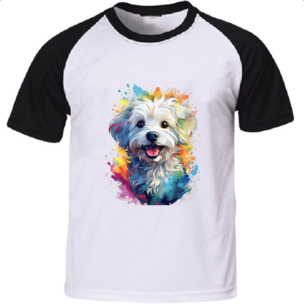 Camiseta Raglan Maltes Watercolor Arte