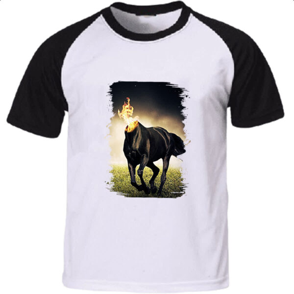 Camiseta Raglan Mula sem cabeca