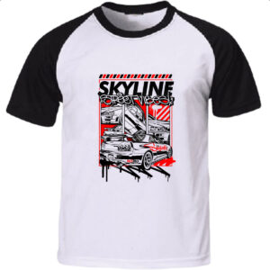 Camiseta Raglan Skyline Street Vibes