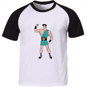 Camiseta Raglan Nostalgia Porderoso Hercules