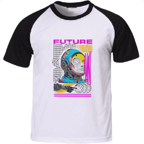Camiseta Raglan Urbano visao futura