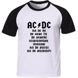 Camiseta Raglan AC DC Ragatanga