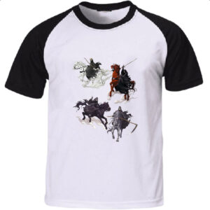 Camiseta Raglan Cavaleiros do Apocalipse