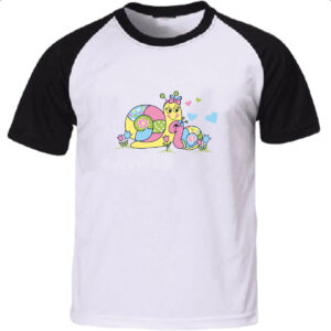 Camiseta Raglan Mamae Caracol
