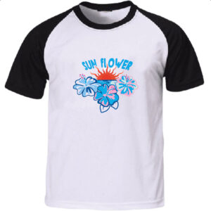 Camiseta Raglan Sun Flower