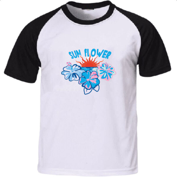 Camiseta Raglan Sun Flower