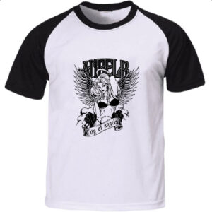 Camiseta Raglan City of angels