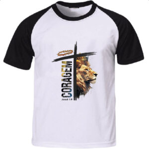 Camiseta Raglan Coragem Josue 1-9