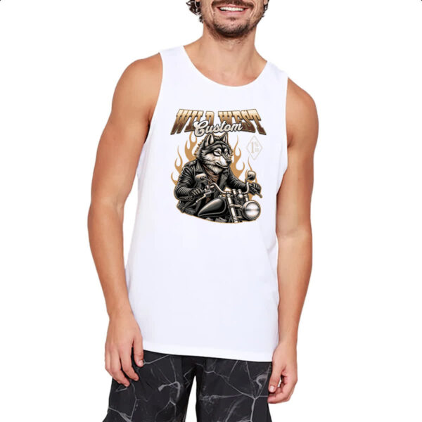 Camiseta Regata Lobo Wild West Custom - Imagem 2
