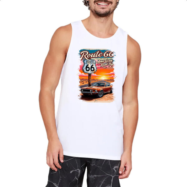 Camiseta Regata Mustang Route 66 - Imagem 2