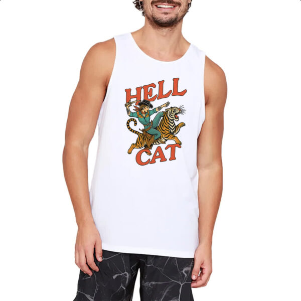 Camiseta Regata Hell Cat Girl - Imagem 2