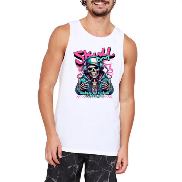 Camiseta Regata Skull Beat - Imagem 2