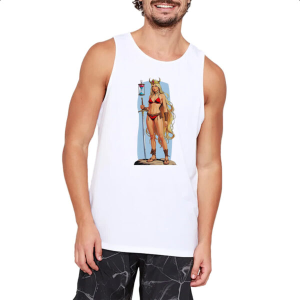 Camiseta Regata Guerreira Viking do tempo - Imagem 2