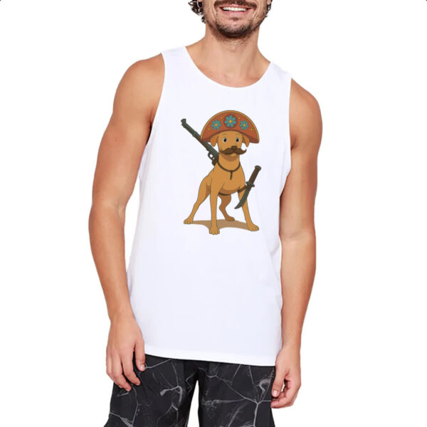 Camiseta Regata Caramelo Cangaceiro Cartoon - Imagem 2