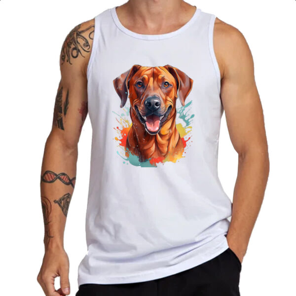 Camiseta Regata Leao da Rodesia Watercolor Arte - Imagem 3