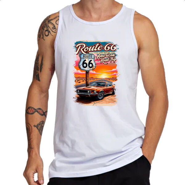 Camiseta Regata Mustang Route 66 - Imagem 3