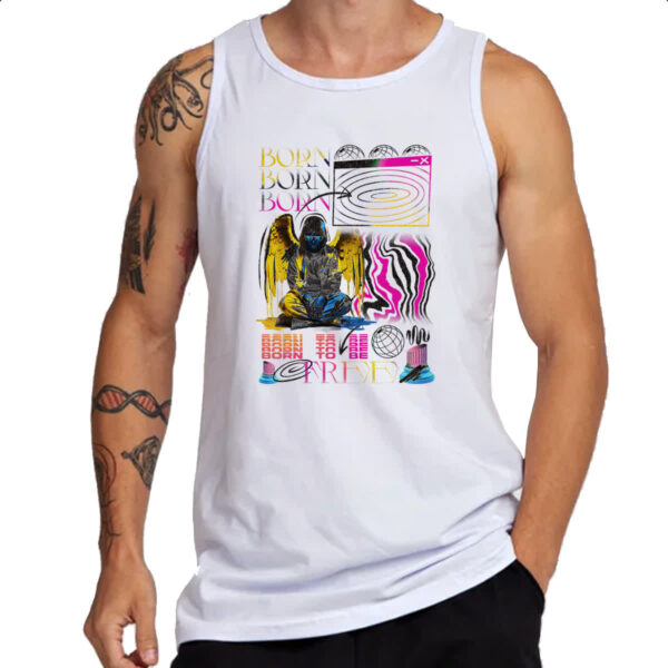 Camiseta Regata Urbano Born to be Free - Imagem 3