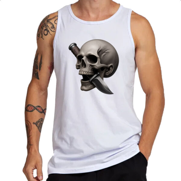 Camiseta Regata Faca na caveira - Imagem 3