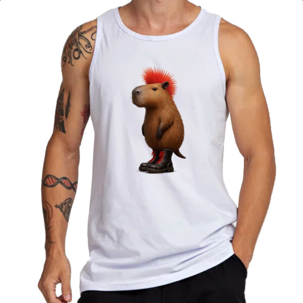 Camiseta Regata Punkvara capivara - Imagem 3