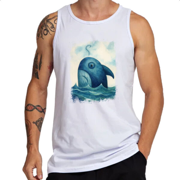 Camiseta Regata Tubarao indeciso - Imagem 3