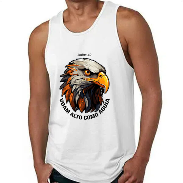 Camiseta Regata Gospel Isaias 40 - Imagem 4
