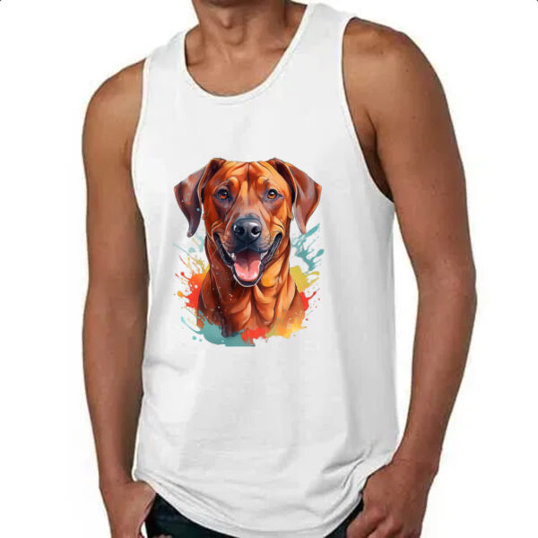 Camiseta Regata Leao da Rodesia Watercolor Arte - Imagem 4