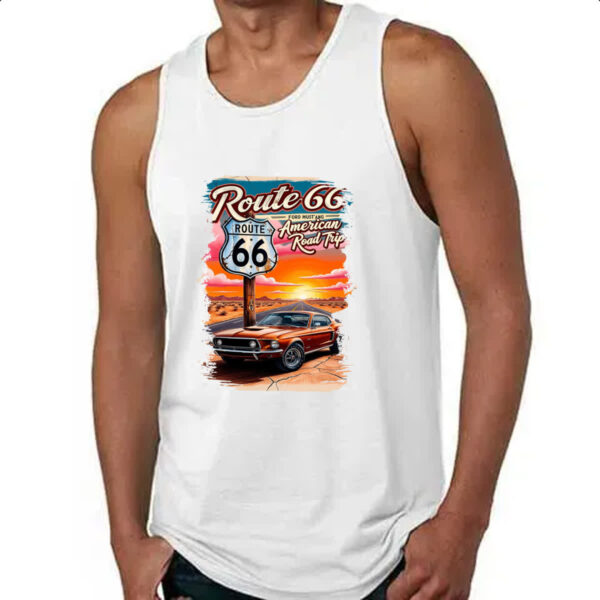 Camiseta Regata Mustang Route 66 - Imagem 4