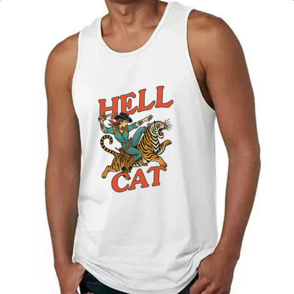 Camiseta Regata Hell Cat Girl - Imagem 4