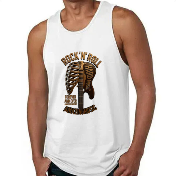 Camiseta Regata Rock Roll Hard Music - Imagem 4
