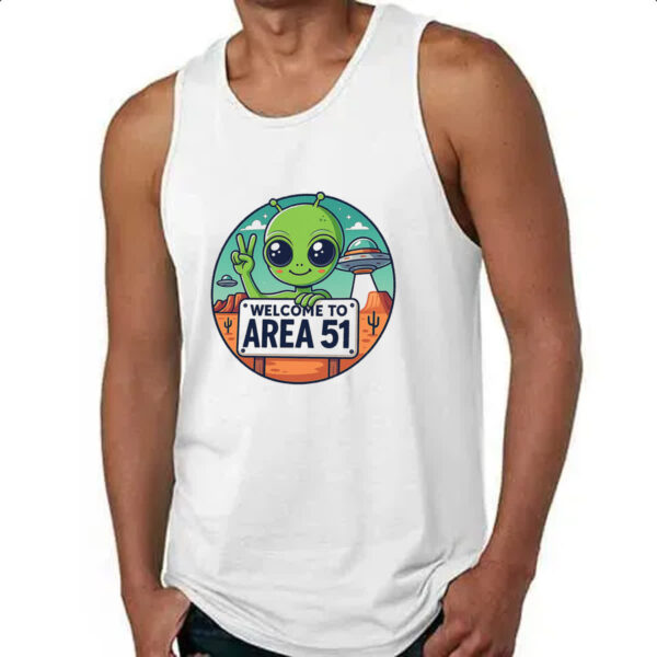 Camiseta Regata Bem vindo a Area 51 - Imagem 4