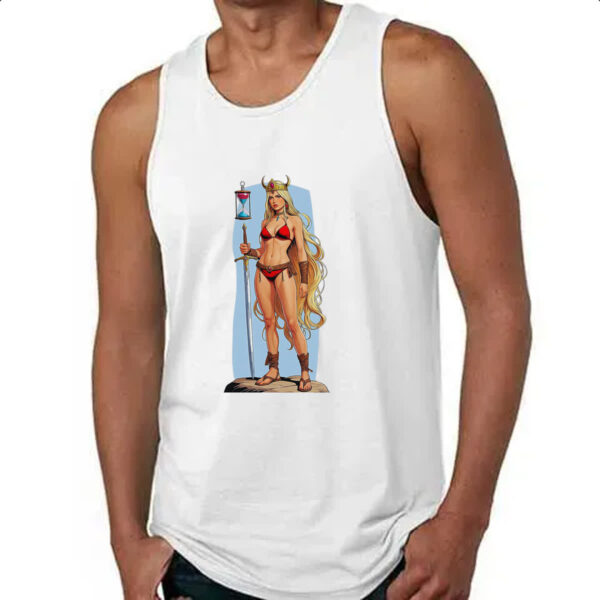 Camiseta Regata Guerreira Viking do tempo - Imagem 4