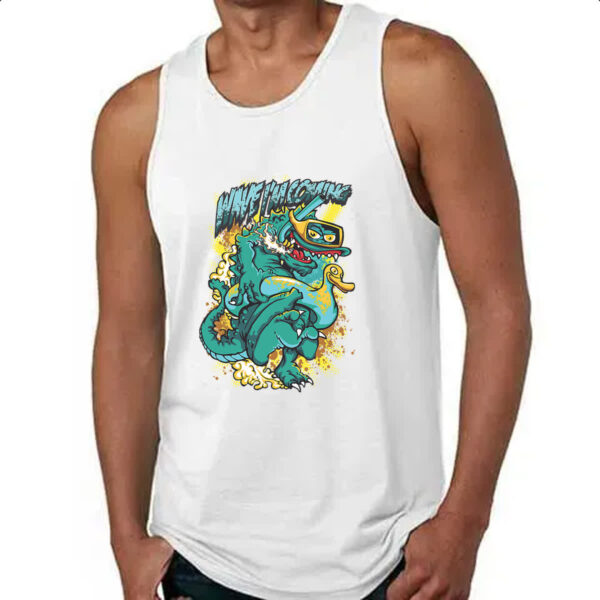 Camiseta Regata Monstro Wave Im Coming - Imagem 4