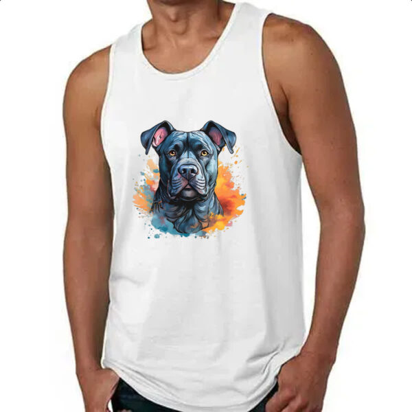 Camiseta Regata Cane Corso Watercolor Arte - Imagem 4