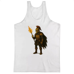 Camiseta Regata Caveira guerreira medieval