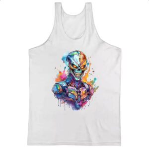 Camiseta Regata Exterminador Watercolor Arte
