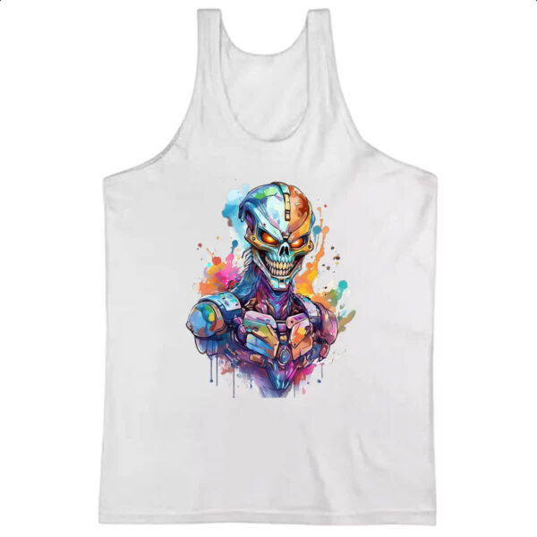 Camiseta Regata Exterminador Watercolor Arte