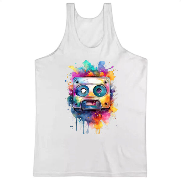 Camiseta Regata Fita K7 Watercolor Arte