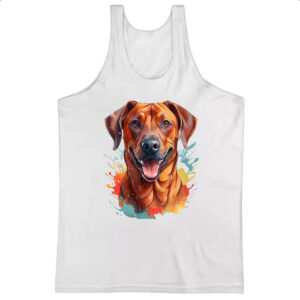 Camiseta Regata Leao da Rodesia Watercolor Arte