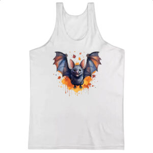 Camiseta Regata Morcego Watercolor Arte