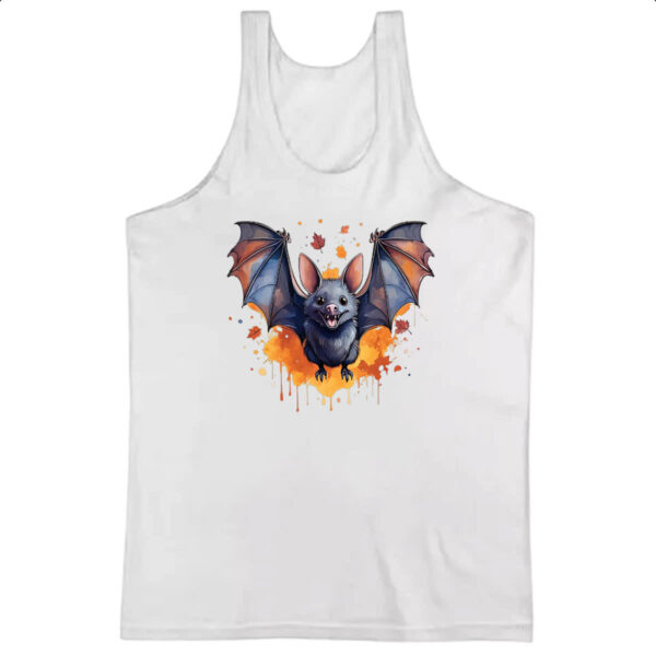 Camiseta Regata Morcego Watercolor Arte