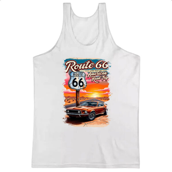 Camiseta Regata Mustang Route 66